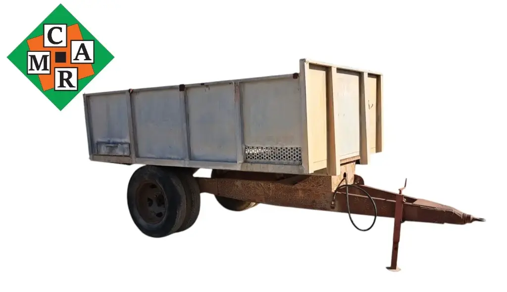 S228 - REMOLQUE GALVANIZADO BASCULANTE 