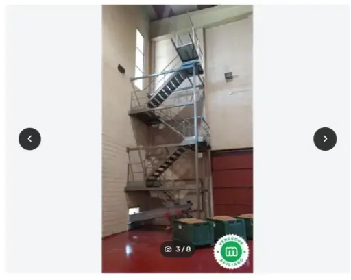 [S320] S320 - ESCALERAS INOXIDABLES 8 MTS 